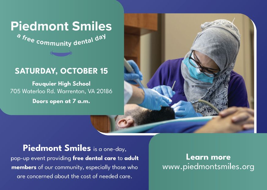 Piedmont Smiles | A FREE Community Dental Day, Warrenton, Virginia, United States
