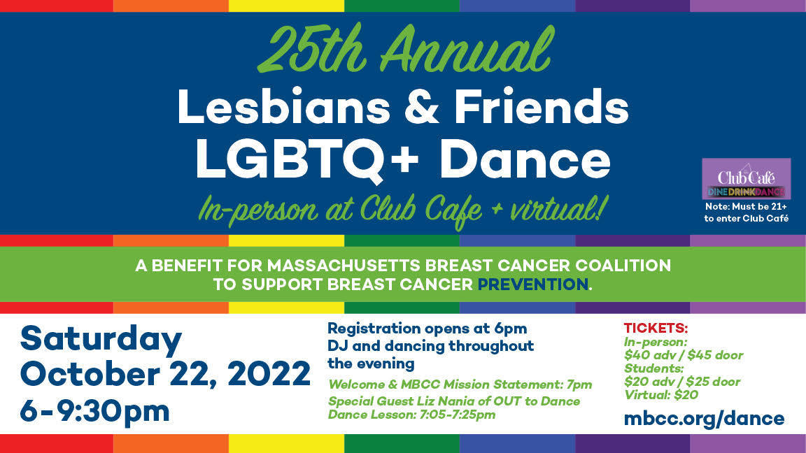 LGBTQ+ Dance In-Person and Virtually - Help to Prevent Breast Cancer, Online Event