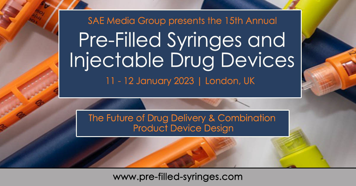 15th Annual Conference Pre-Filled Syringes and Injectable Drug Devices Europe, London, United Kingdom