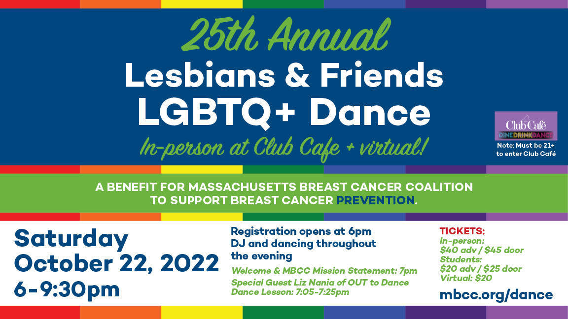 LGBTQ+ Dance In-Person and Virtually – Help to Prevent Breast Cancer - Providence, Online Event