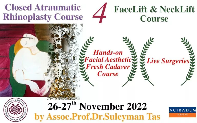 Closed Atraumatic Rhinoplasty, FaceLift & NeckLift Course, Istanbul/sisli/turkey, İstanbul, Turkey