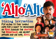 Allo Allo Dinner Show 21/10/2022, Slough, England, United Kingdom