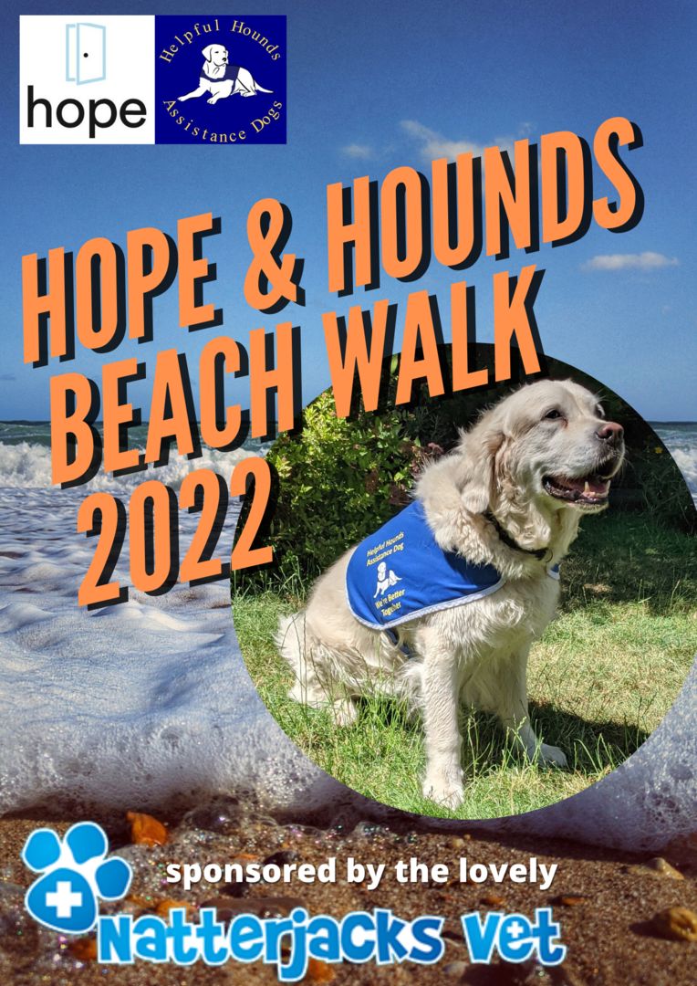 Hope and Hounds Beach Walk 2022, Bournemouth, United Kingdom