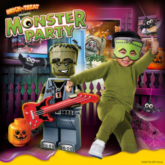Brick-or-Treat: MONSTER PARTY from September 26-October 31 at LEGOLAND Discovery Center Bay Area!