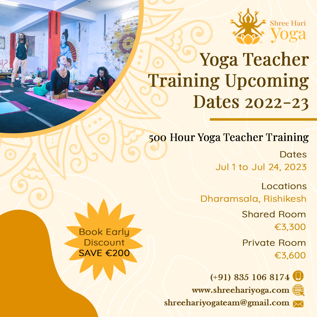 500 Hour Yoga Teacher Training july 2023, Rishiesh, Uttarakhand, India
