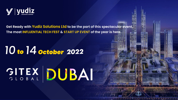 Yudiz Solutions Ltd is Exhibiting at GITEX Global 2022, Dubai, United Arab Emirates