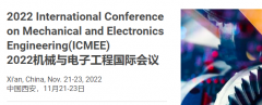 2022 The 7th International Conference on Mechanical and Electronics Engineering (ICMEE 2022)