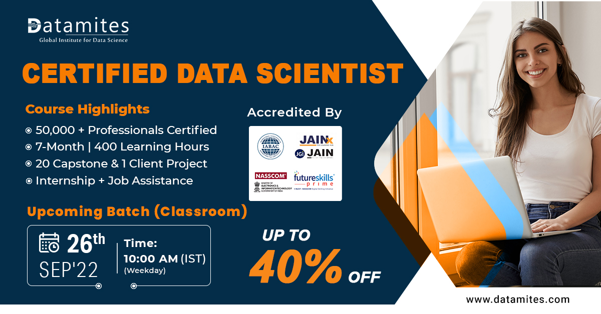 Data Science Training in Tirupur- September'22, Online Event