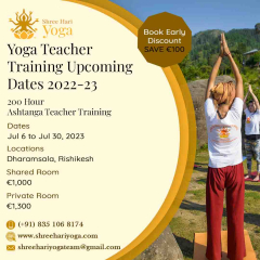 200 Hour Ashtanga Teacher Training dharmshala july 2023