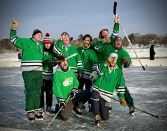 American Pond Hockey Invitational Tournament in Minocqua Wisconsin