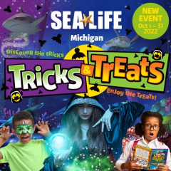 TRICKS OR TREATS at SEA LIFE Aquarium - Halloween Event for Kids in Metro Detroit, Michigan