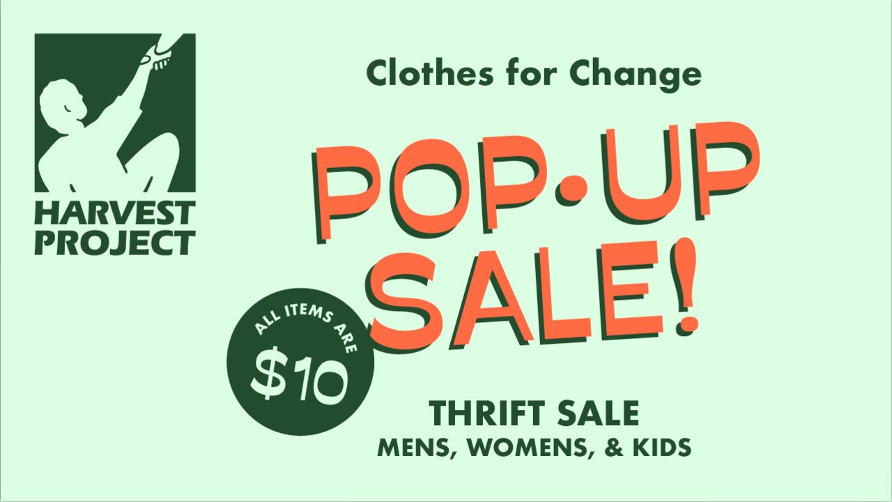 Pop-Up Clothing Sale, North Vancouver, British Columbia, Canada
