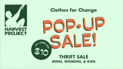Pop-Up Clothing Sale