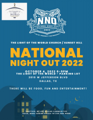National Night Out - The Light of The World / Sunset Hill