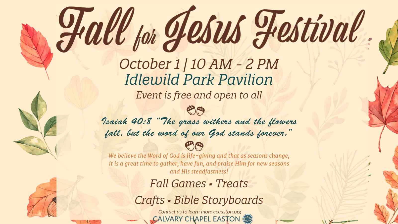 Fall for Jesus Festival, Easton, Maryland, United States