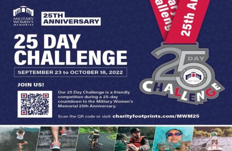 25 Day Challenge with the Military Women's Memorial, Online Event