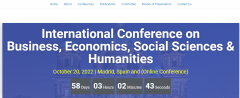 SCOPUS International Conference on Business, Economics, Social Sciences & Humanities (ICBESH)