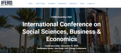 ICSBE-International Conference on Social Sciences, Business & Economics | Scopus & WoS Indexed