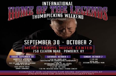 International Home of the Legends Thumbpicking Weekend featuring Tommy Emmanuel, Powderly, Kentucky, United States