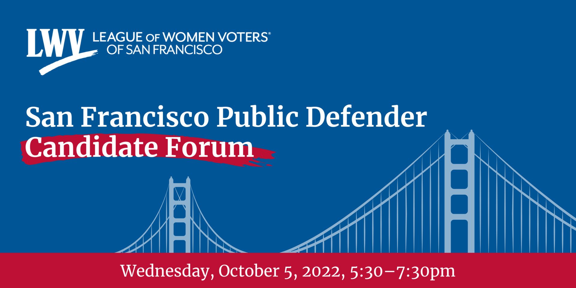 San Francisco Public Defender Candidate Forum, San Francisco, California, United States