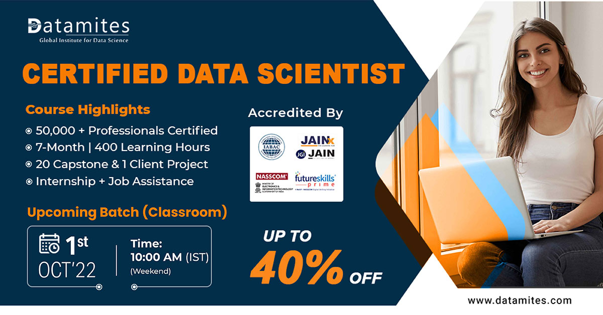 Data Science Training in Delhi- October'22, New Delhi, Delhi, India