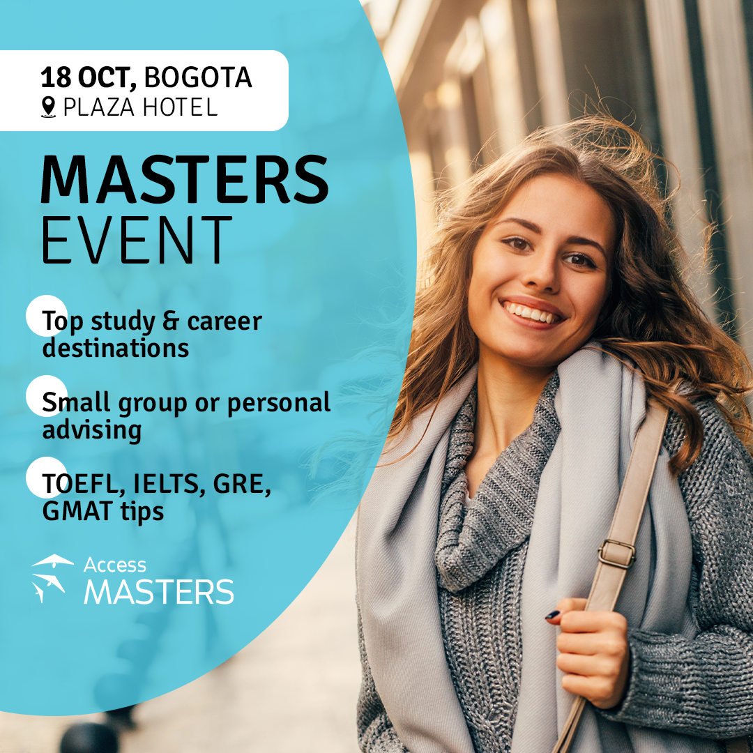 JOIN THE FUN AND FIND YOUR MASTER’S ON 18 OCTOBER IN BOGOTA, Bogota, Colombia