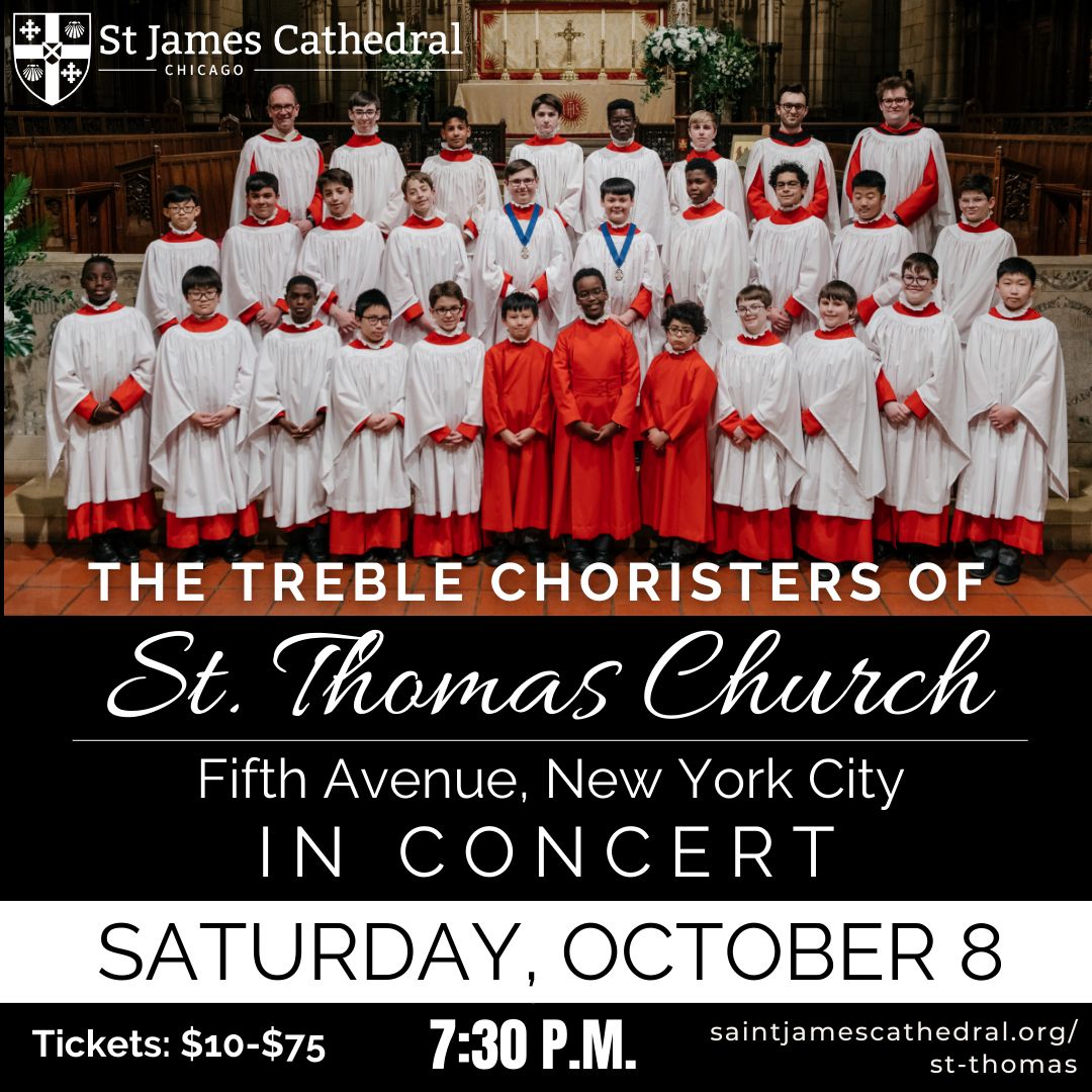 The Treble Choristers of St. Thomas Fifth Ave in Concert, Chicago, Illinois, United States