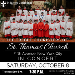The Treble Choristers of St. Thomas Fifth Ave in Concert
