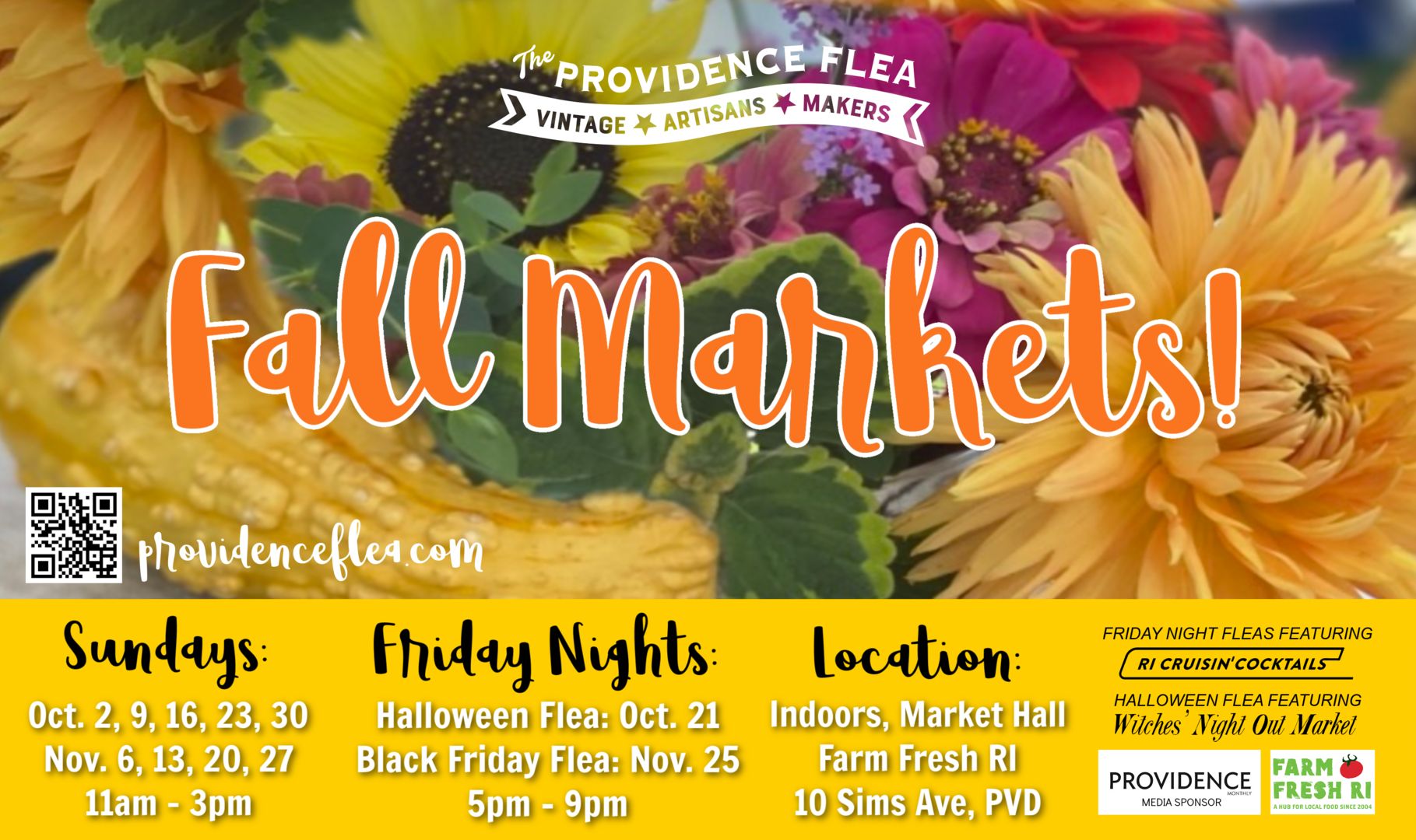 Fall Markets with Providence Flea Every Sunday!, Providence, Rhode Island, United States
