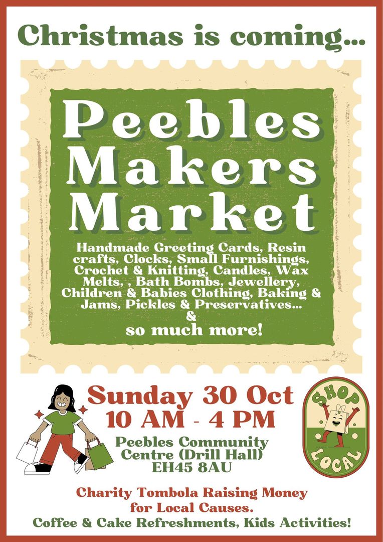 Peeble's Makers Market, Peebles, Scotland, United Kingdom