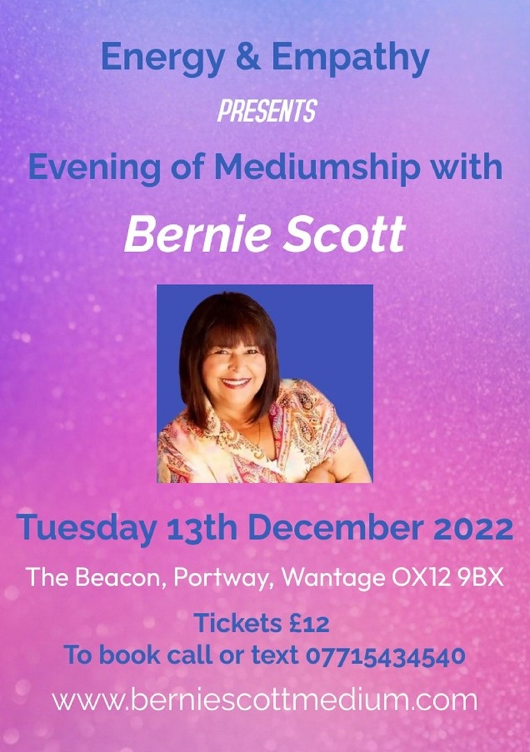 Evening of Mediumship with Bernie Scott, Wantage, Oxfordshire, United Kingdom