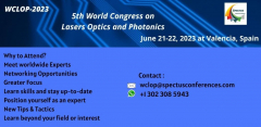 5th World Congress on Lasers, Optics and Photonics
