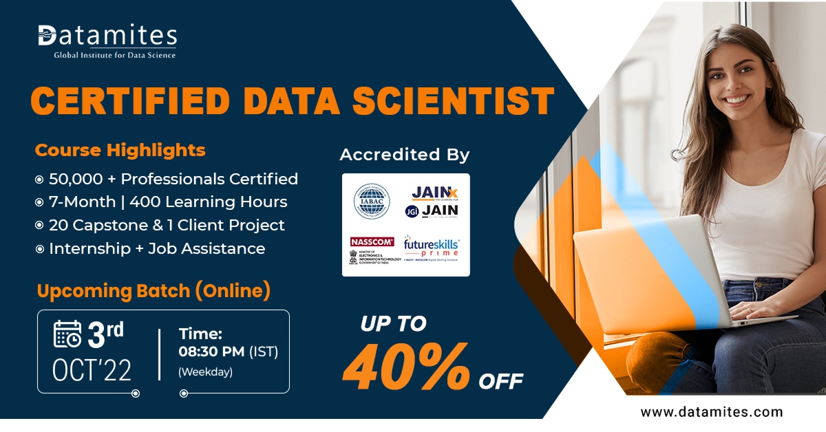 Certified Data Scientist Course Dubai, Online Event