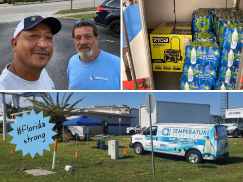 Local hurricane relief in Port Charlotte from AA Temperature Services, Port Charlotte, Florida, United States