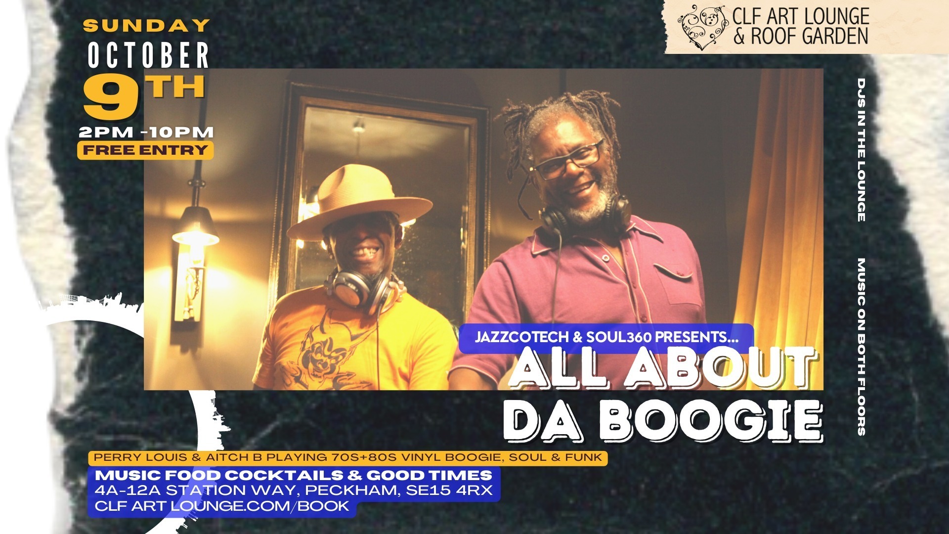 ALL ABOUT DA BOOGIE – Feat. DJs PERRY LOUIS AND AITCH B, London, United Kingdom