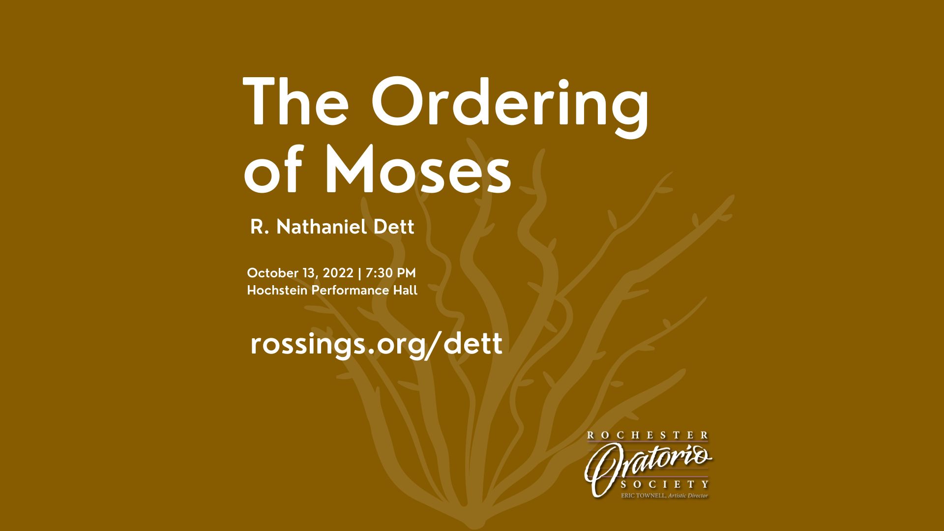 The Ordering of Moses, Rochester, New York, United States