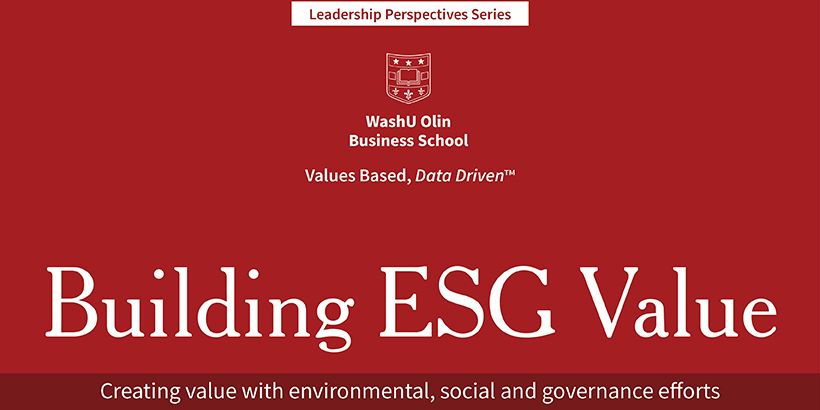 Building ESG Value, St. Louis, Missouri, United States