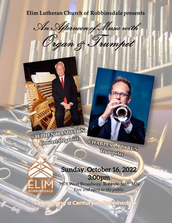 Organ And Trumpet Concert, Robbinsdale, Minnesota, United States