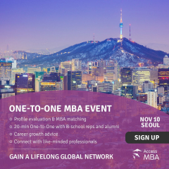 Access MBA, One-to-One event in Seoul