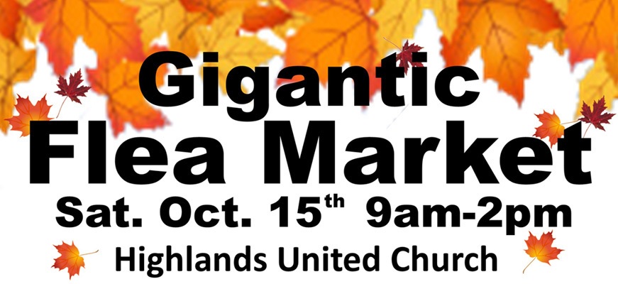 Highlands Annual Flea Market Sale, Sat. Oct 15, 9am-2pm, North Vancouver, British Columbia, Canada