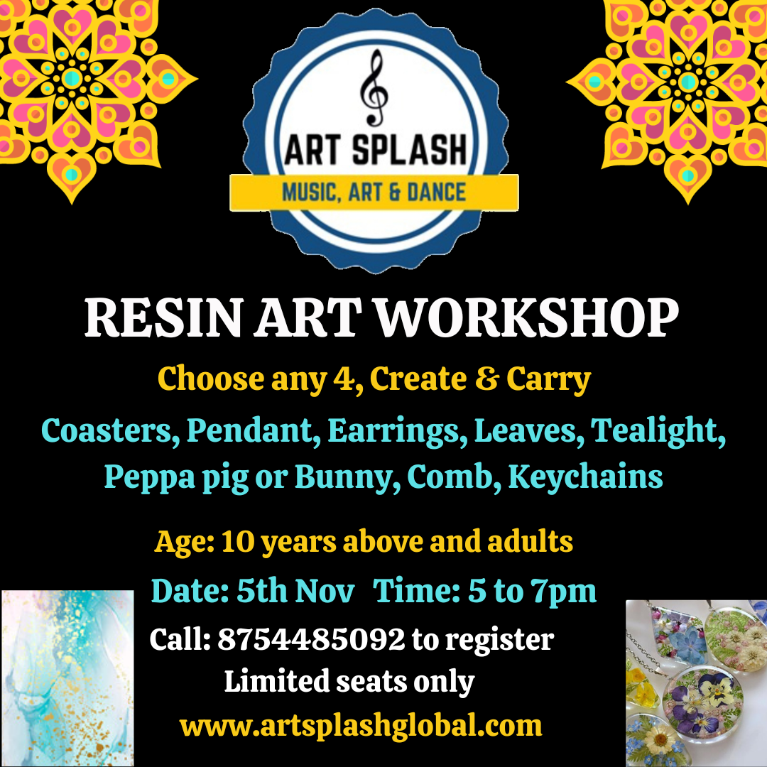 Resin Art Worshop, Chennai, Tamil Nadu, India