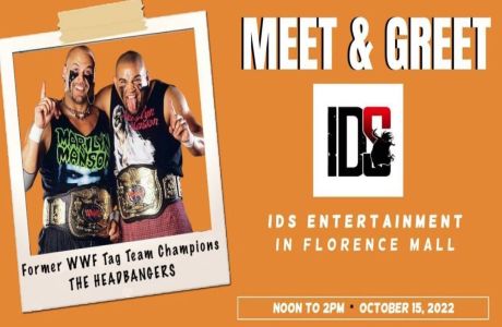 Meet and Greet: Former WWF Tag Team Champions The Headbangers on Saturday, October 15 in Florence, KY, Florence, Kentucky, United States