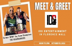 Meet and Greet: Former WWF Tag Team Champions The Headbangers on Saturday, October 15 in Florence, KY