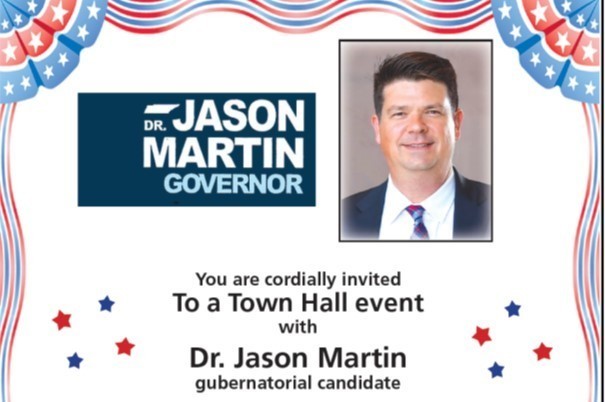 Town Hall Meeting with Dr. Jason Martin for Governor, Johnson City, Tennessee, United States