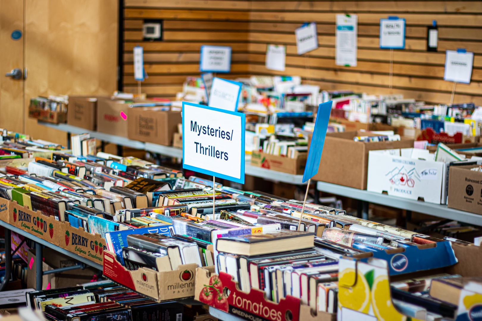 Big Book Sale, North Vancouver, British Columbia, Canada
