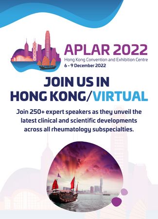24th Asia-Pacific League of Associations for Rheumatology Congress | 6 - 9 December 2022 | Hong Kong, Hong Kong, Hong Kong