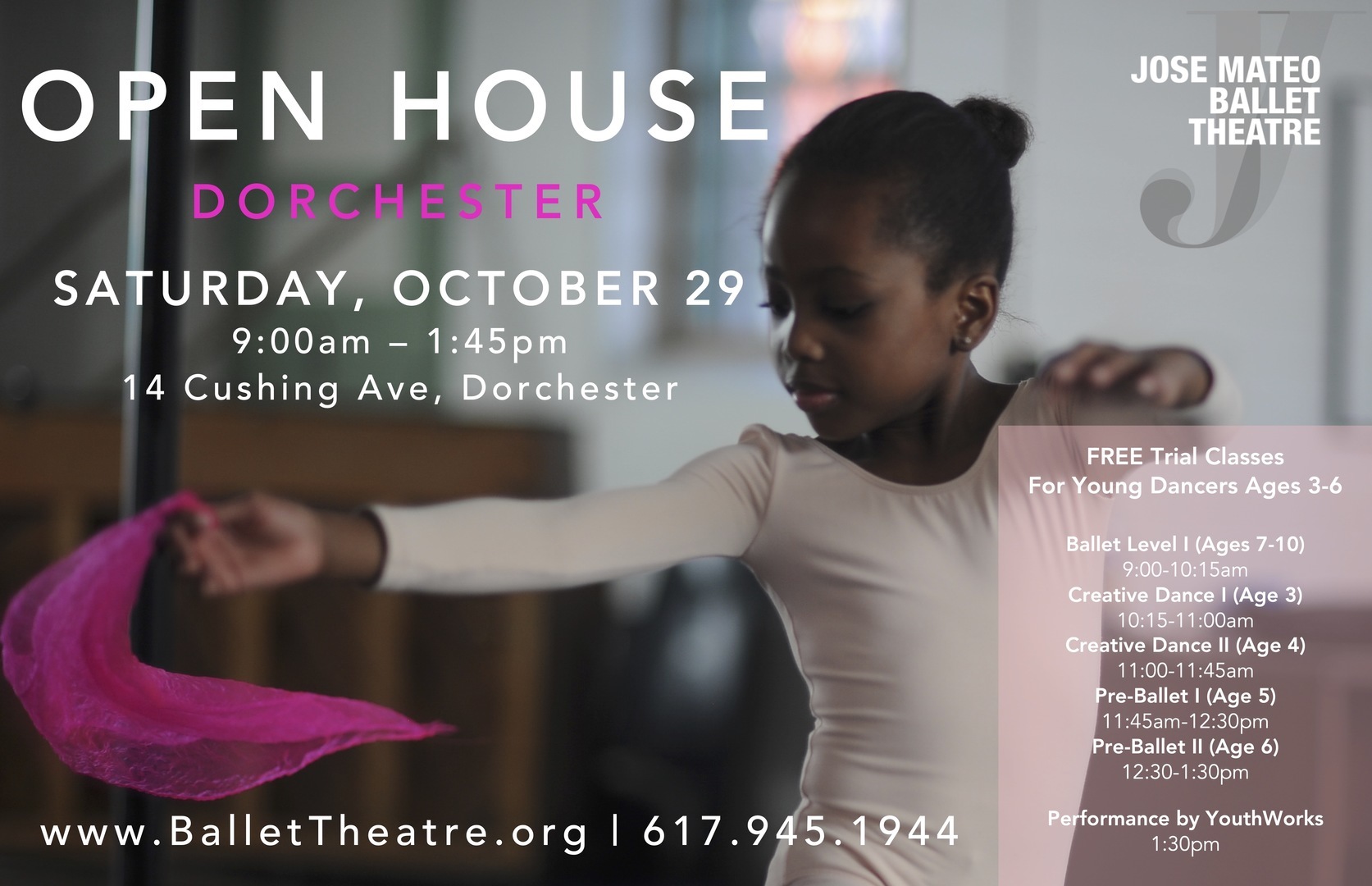 Young Dancers Program Dorchester Open House, Boston, Massachusetts, United States