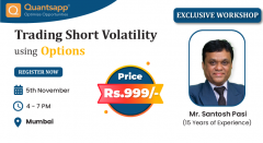 Trading Short Volatility using Options
