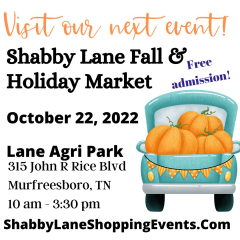 Shabby Lane Fall and Holiday Market