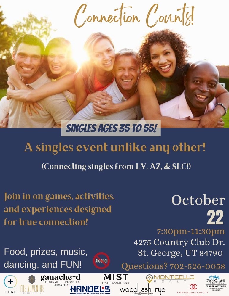 Party with a Purpose 35-55 Singles Event, St. George, Utah, United States